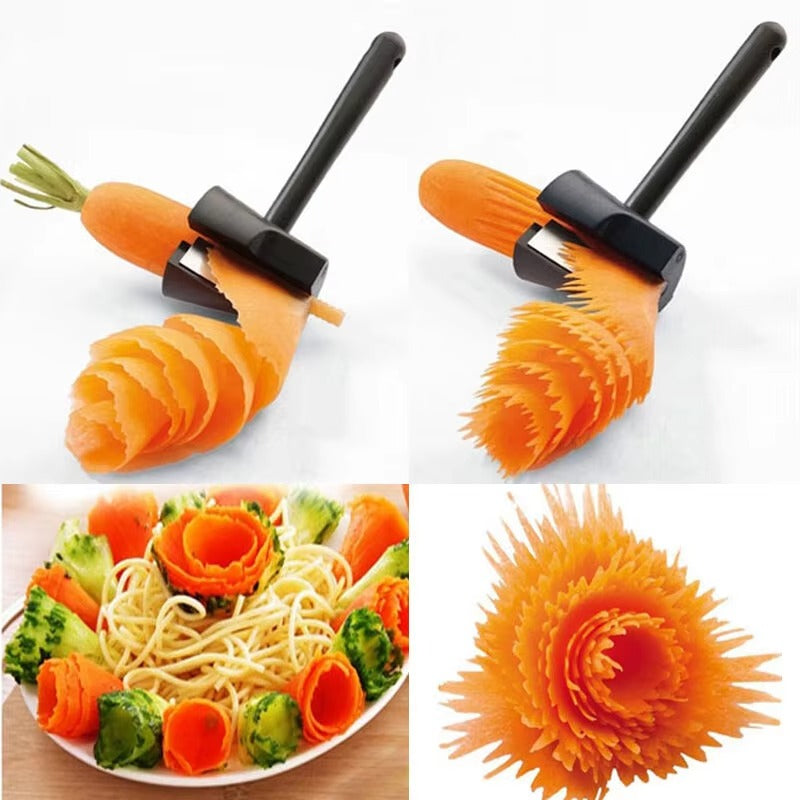 Krájač na zeleninu FloraChef™ Flower s krájačom na špirálu
